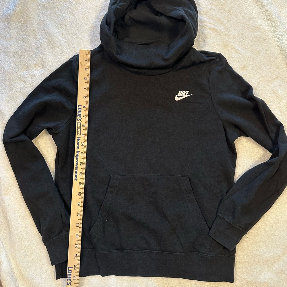 Nike Black Sweatshirt Women’s M cowl neckline